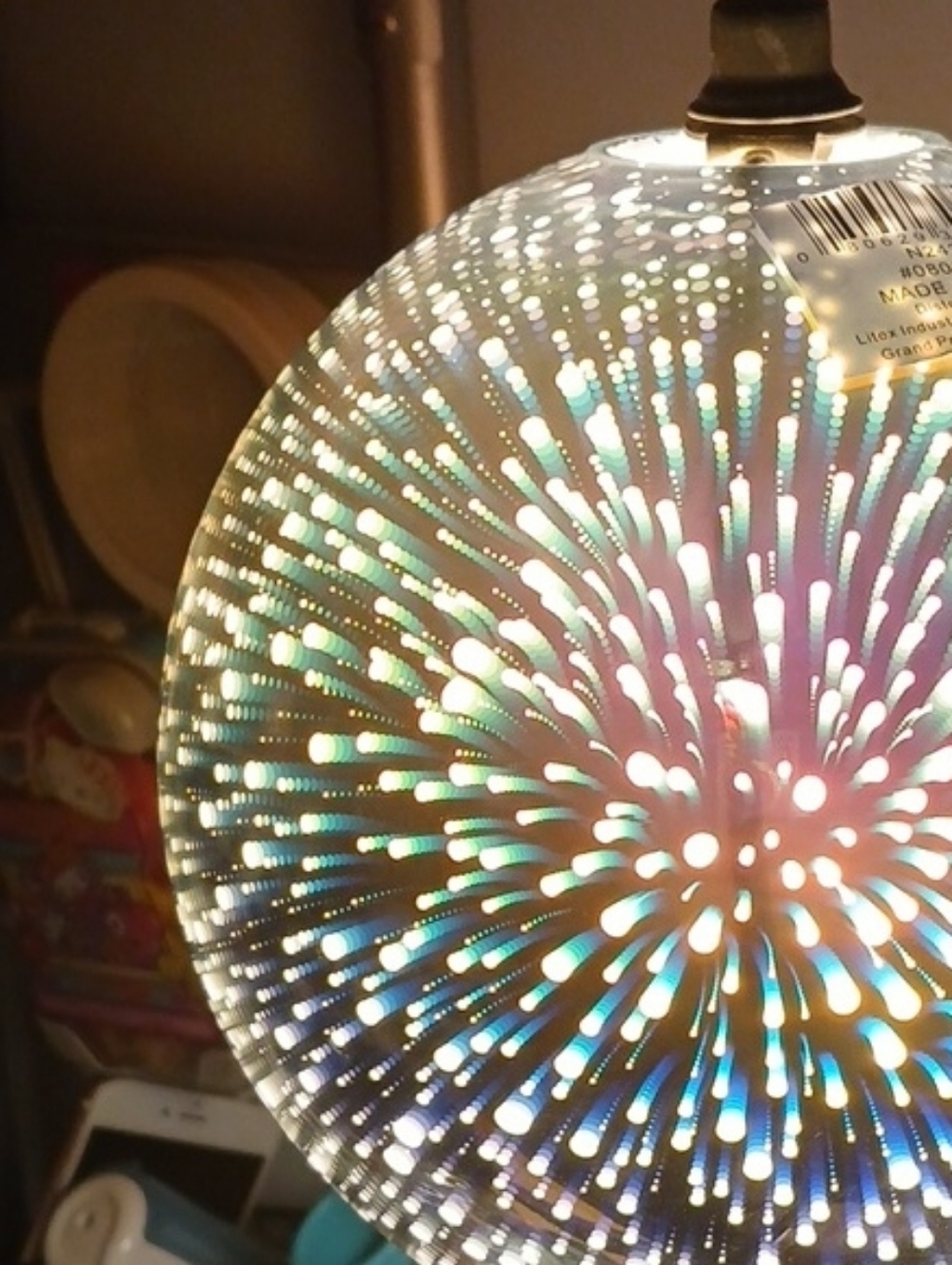 Mix & Match Silver Explosion Pendant Light Shade Globe - Picture 9 of 10